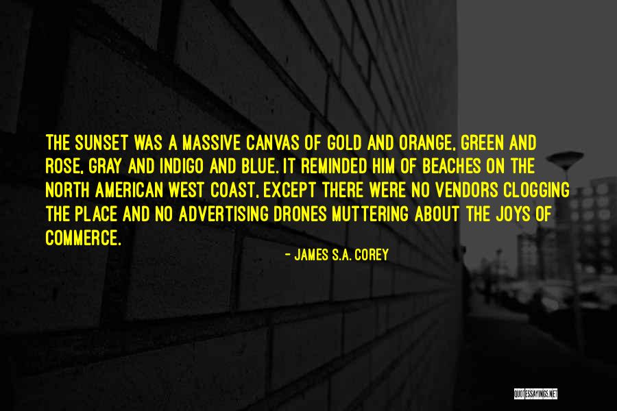 Sunset Orange Quotes By James S.A. Corey Sunset Orange Quotes By James S.A. Corey