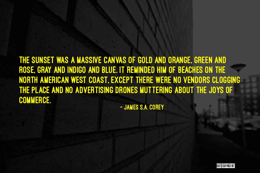 Sunset Orange Quotes By James S.A. Corey