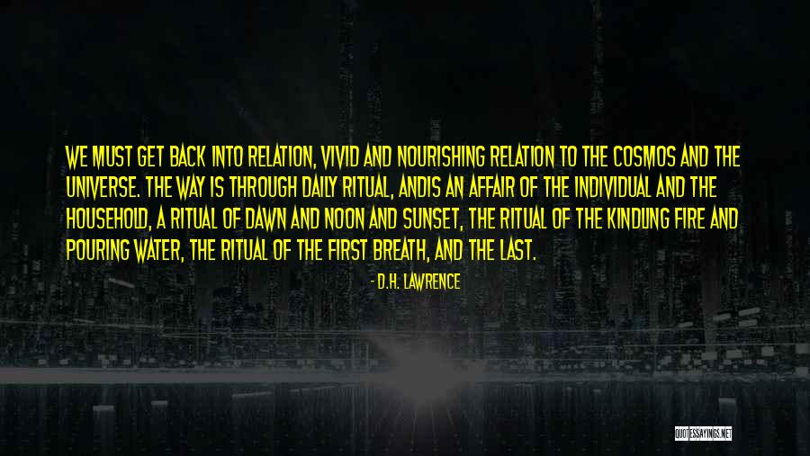 Sunset Over Water Quotes By D.H. Lawrence Sunset Over Water Quotes By D.H. Lawrence