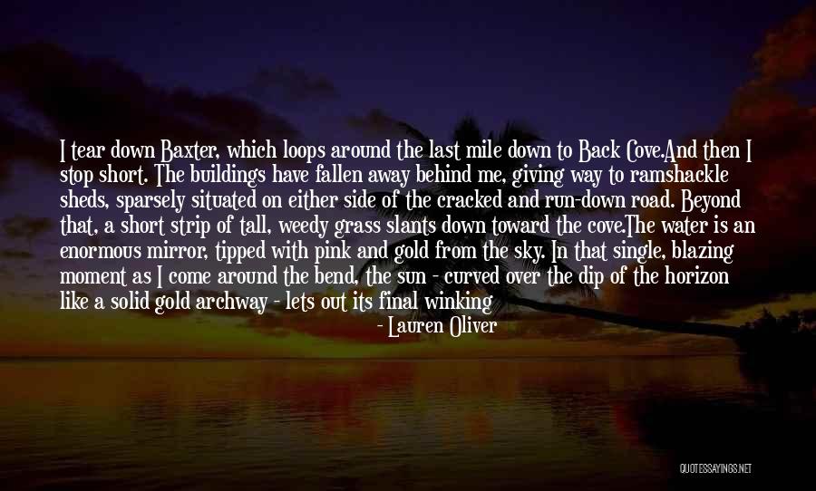 Sunset Over Water Quotes By Lauren Oliver Sunset Over Water Quotes By Lauren Oliver