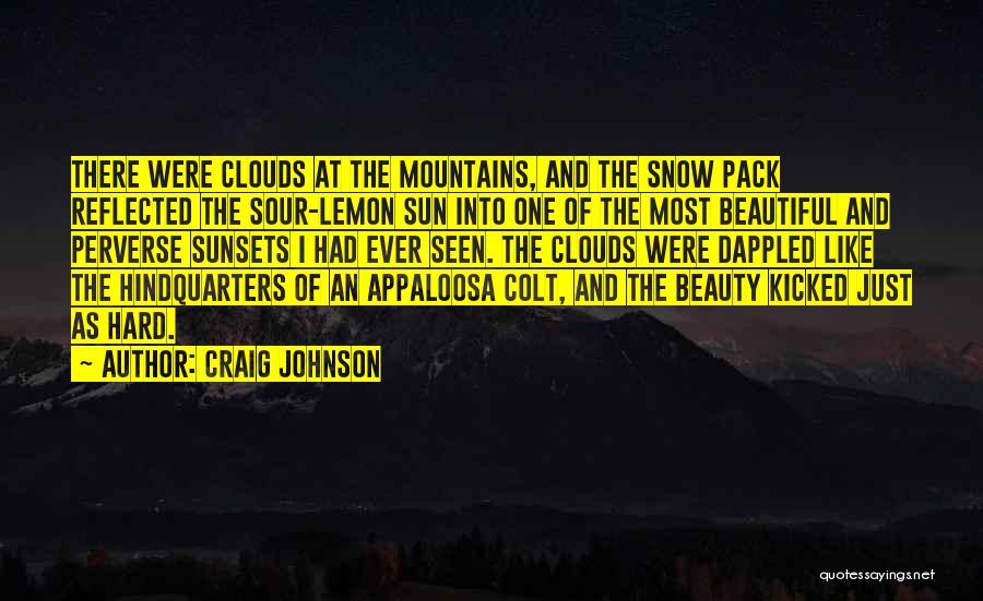 Sunsets And Clouds Quotes By Craig Johnson