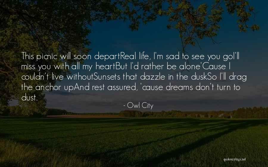 Sunsets And Dreams Quotes By Owl City Sunsets And Dreams Quotes By Owl City