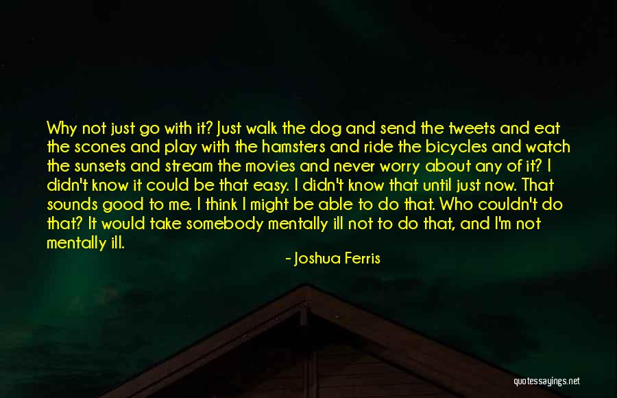 Sunsets Quotes By Joshua Ferris