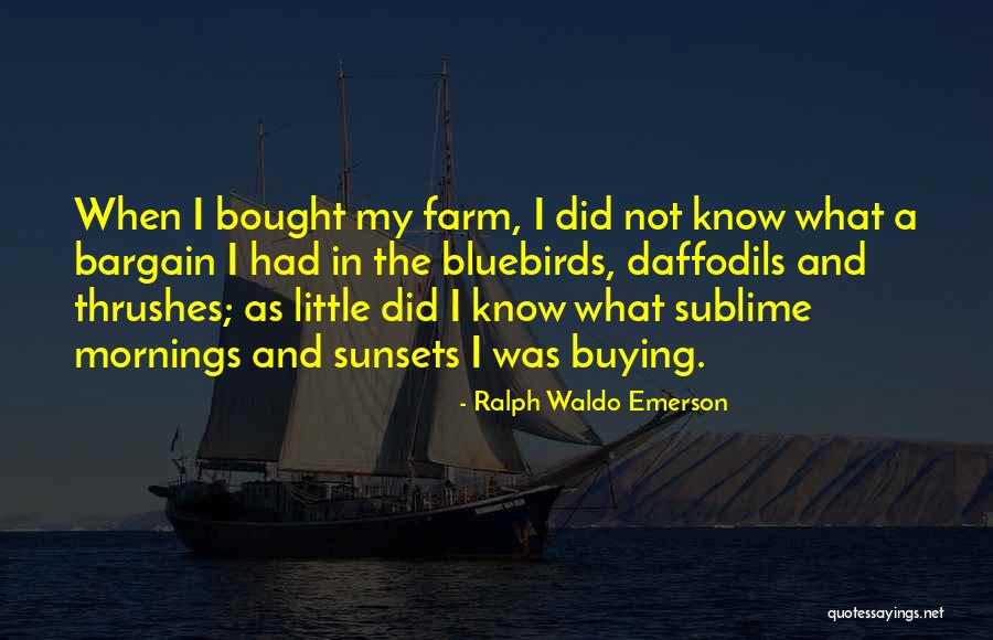 Sunsets Quotes By Ralph Waldo Emerson