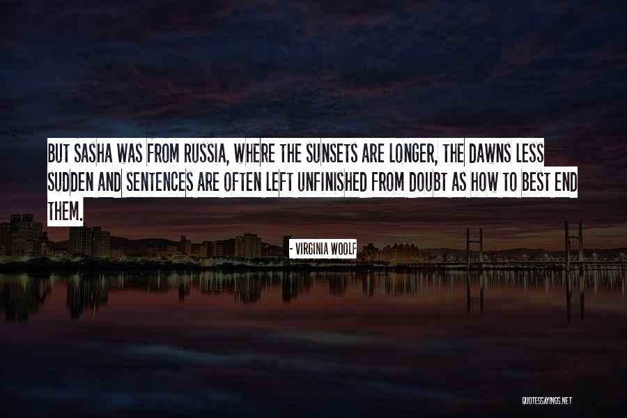 Sunsets Quotes By Virginia Woolf