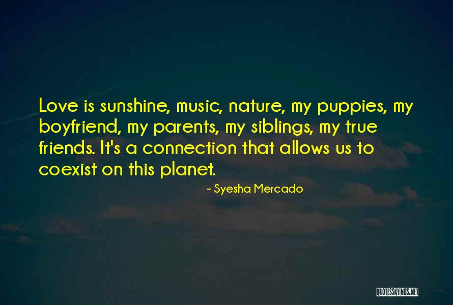 Sunshine And Friends Quotes By Syesha Mercado