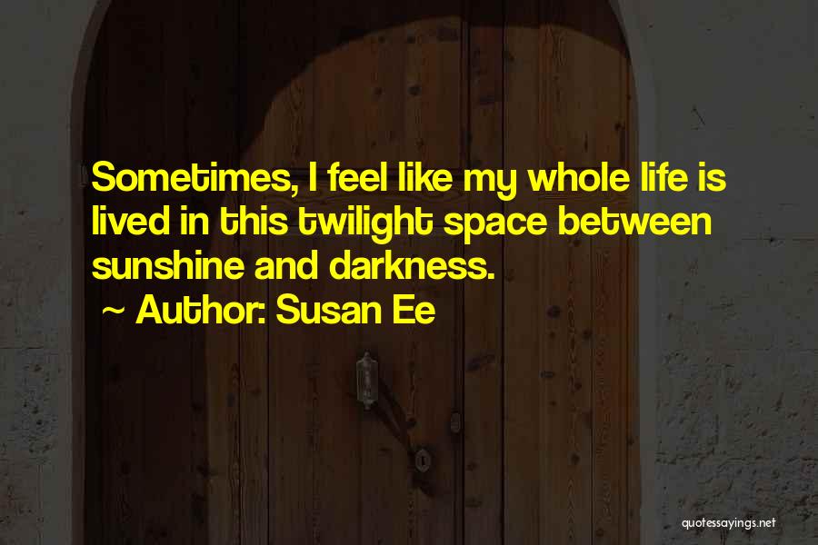 Sunshine And Life Quotes By Susan Ee