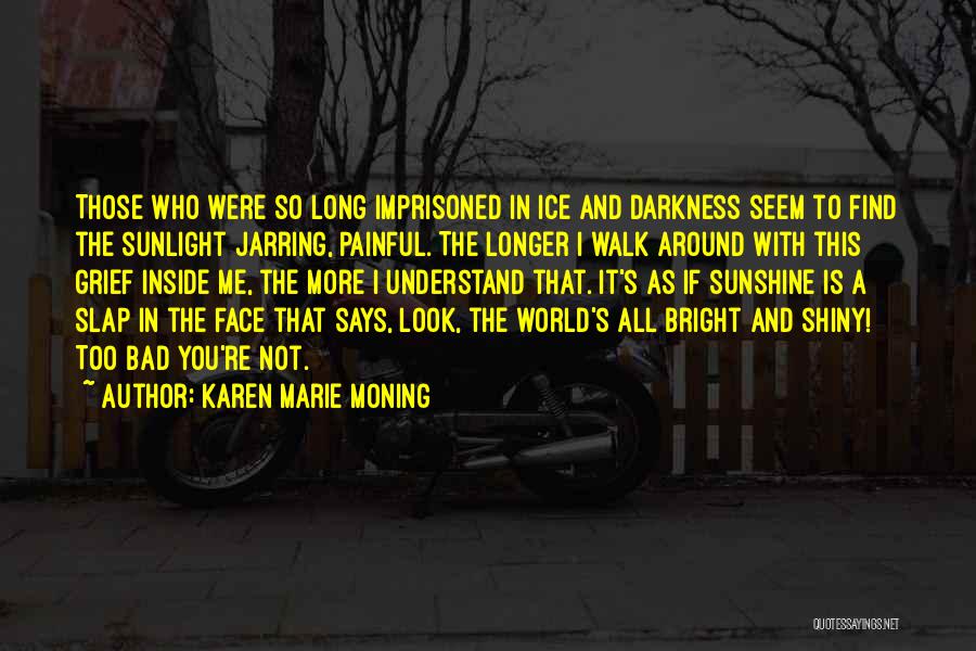 Sunshine In Your Face Quotes By Karen Marie Moning
