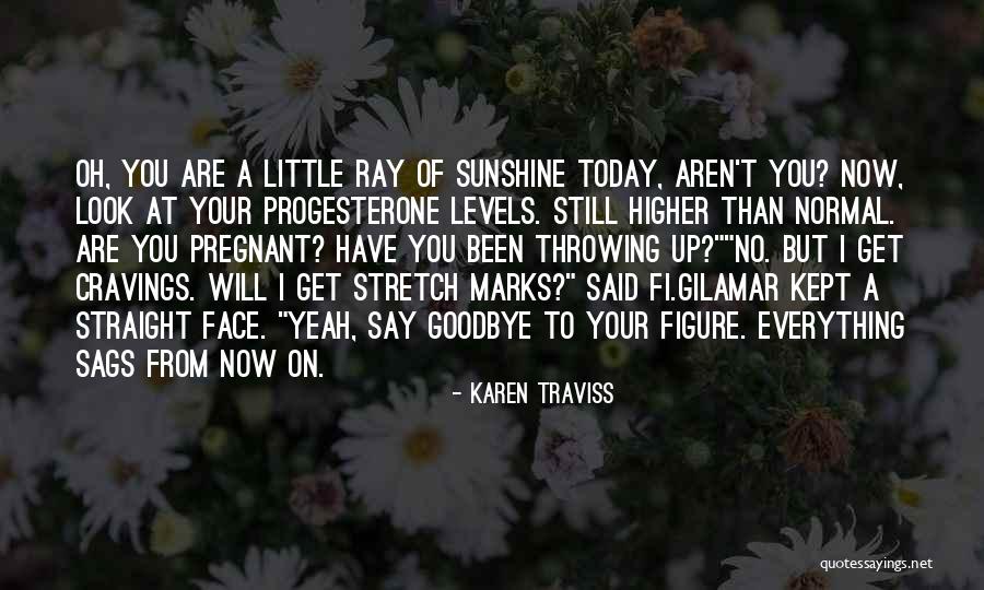 Sunshine On My Face Quotes By Karen Traviss