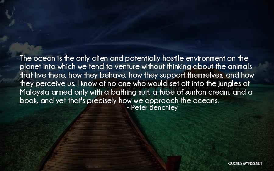 Suntan Quotes By Peter Benchley