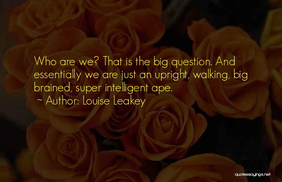 Super Intelligent Quotes By Louise Leakey
