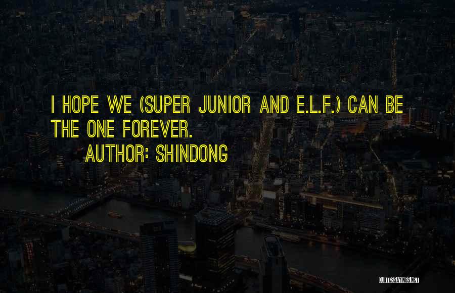 Super Junior Best Quotes By Shindong