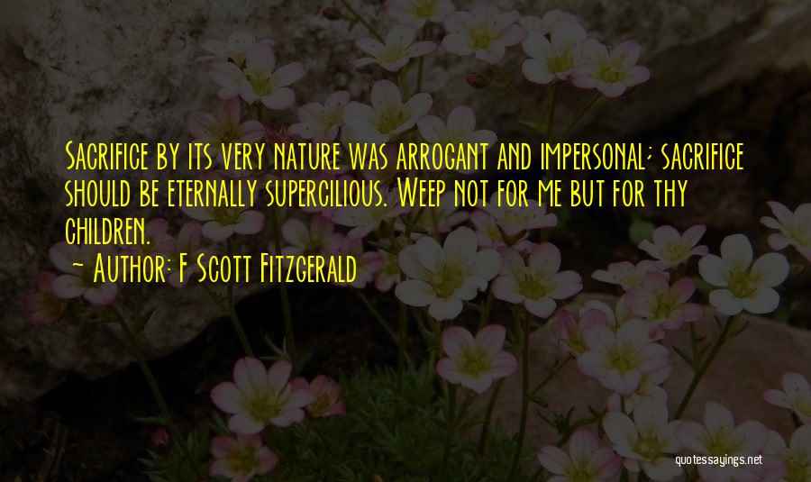 Supercilious Quotes By F Scott Fitzgerald