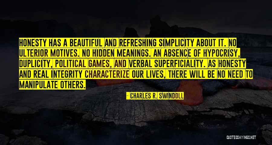 Superficiality Quotes By Charles R. Swindoll