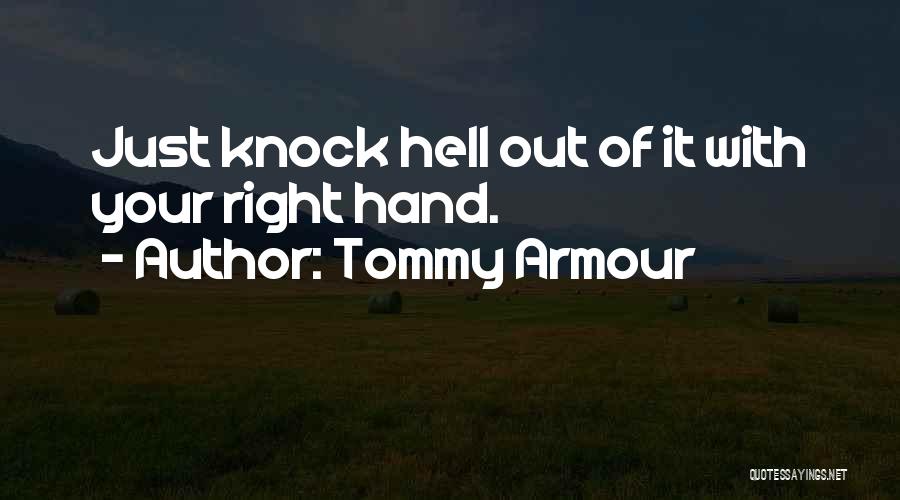 Superfit Treadmill Quotes By Tommy Armour