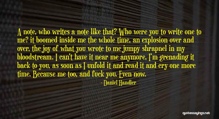 Superflously Quotes By Daniel Handler Superflously Quotes By Daniel Handler