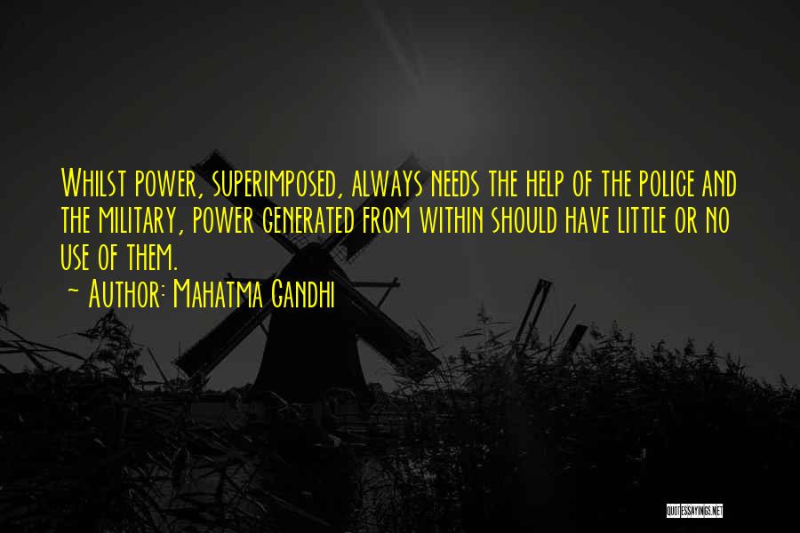 Superimposed Quotes By Mahatma Gandhi