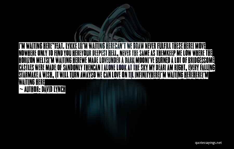 Superimposing Quotes By David Lynch