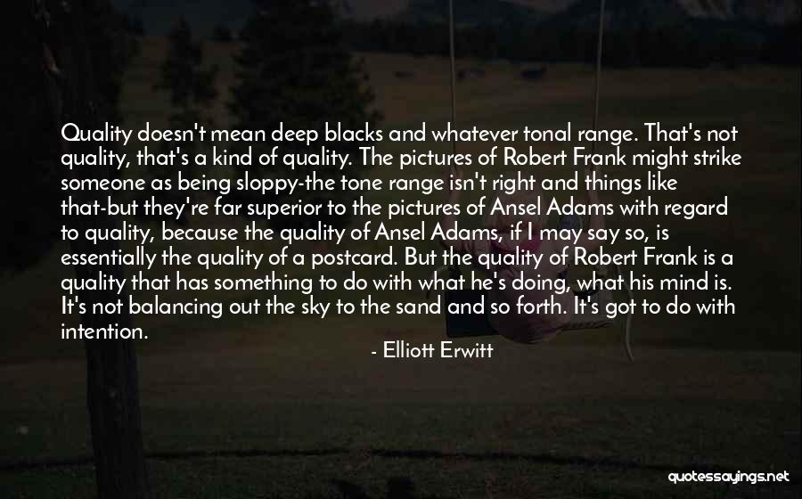 Superior Mind Quotes By Elliott Erwitt