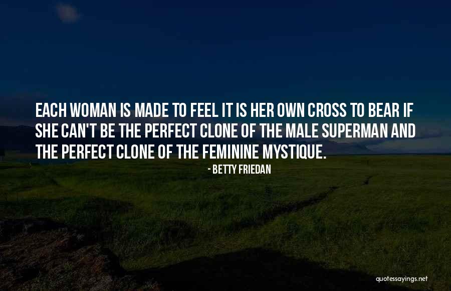 Superman Wonder Woman Quotes By Betty Friedan