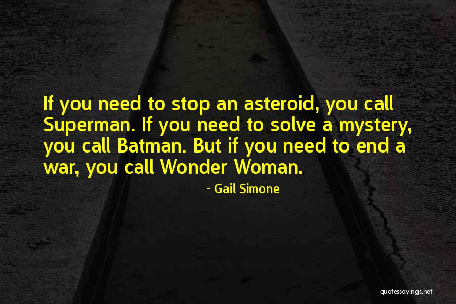 Superman Wonder Woman Quotes By Gail Simone