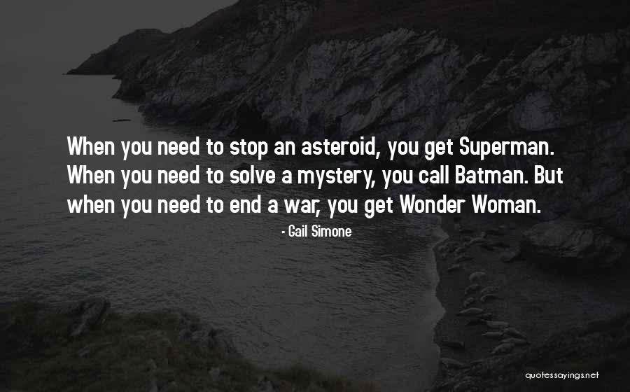 Superman Wonder Woman Quotes By Gail Simone