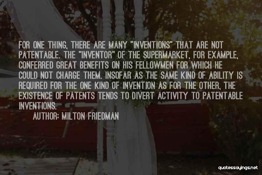 Supermarket Quotes By Milton Friedman