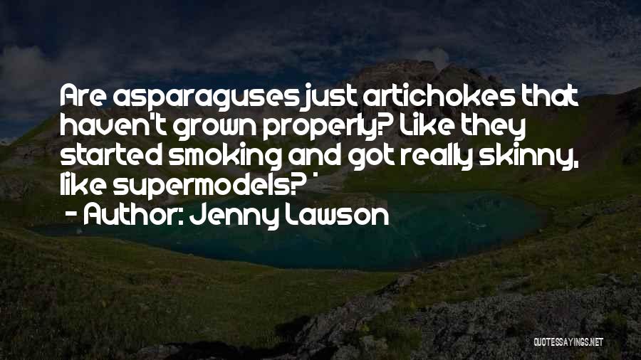 Supermodels Quotes By Jenny Lawson