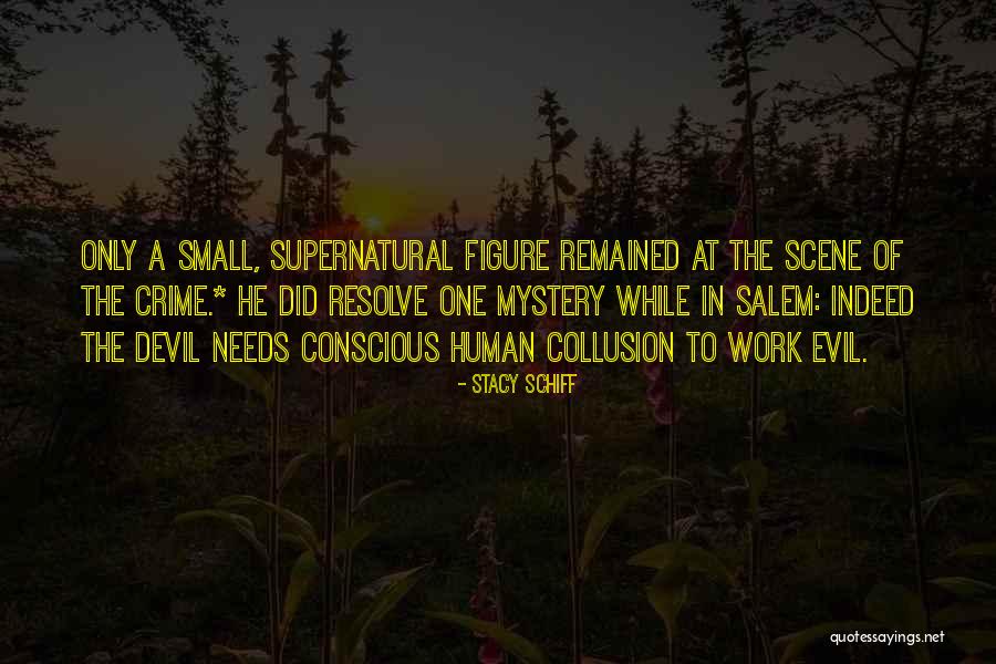 Supernatural Crime Quotes By Stacy Schiff Supernatural Crime Quotes By Stacy Schiff