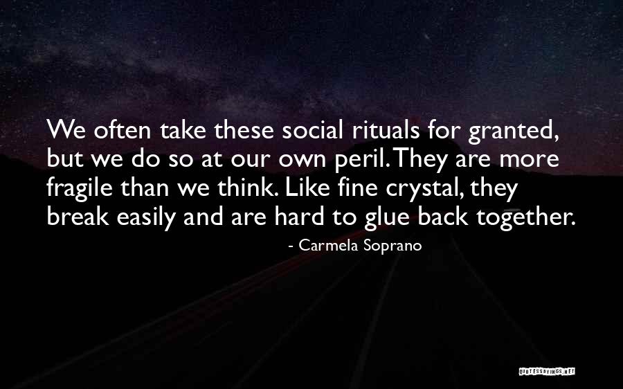 Supernatural Demon Quotes By Carmela Soprano Supernatural Demon Quotes By Carmela Soprano
