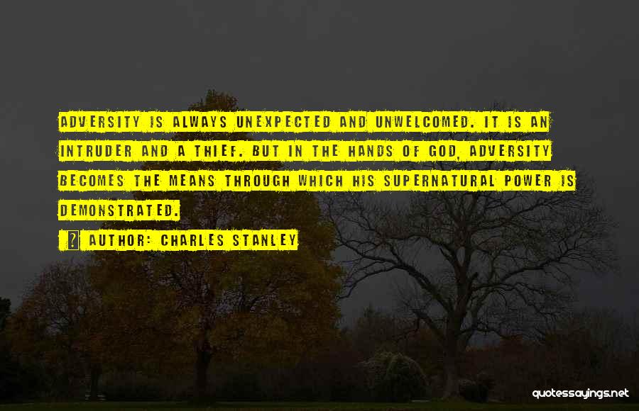 Supernatural Power Of God Quotes By Charles Stanley