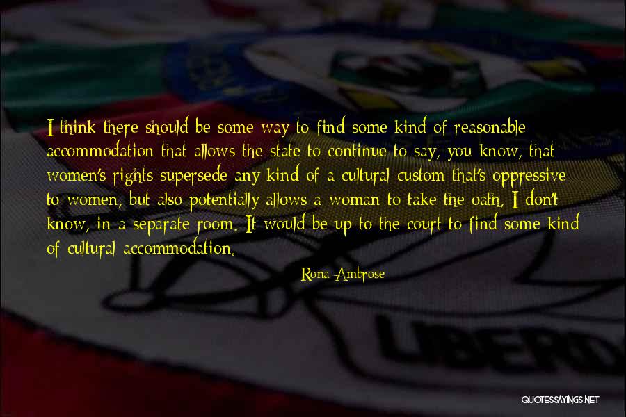 Supersede Quotes By Rona Ambrose