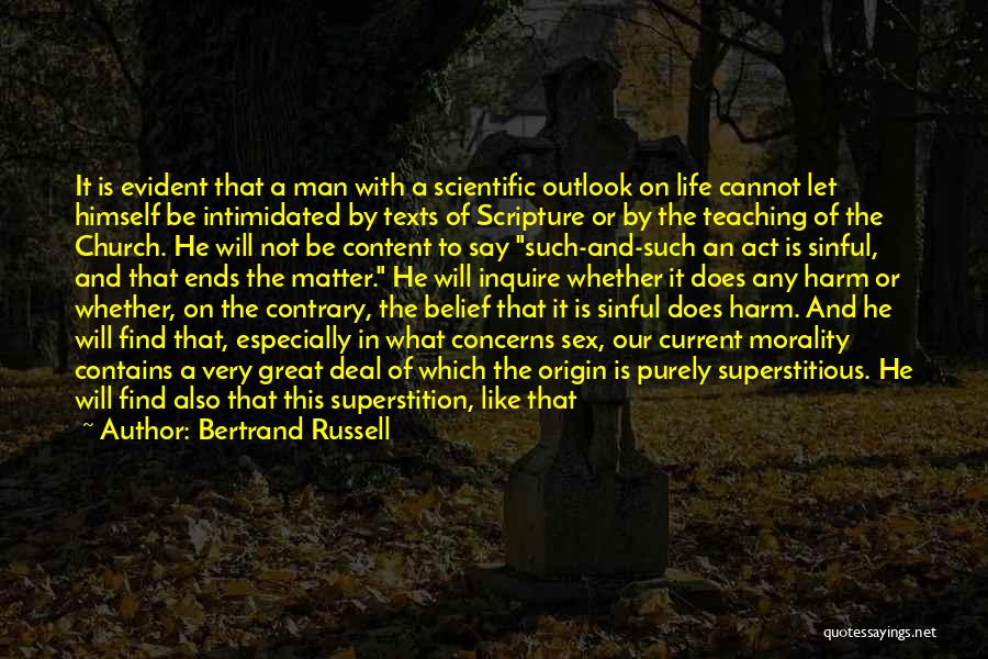 Superstitious Belief Quotes By Bertrand Russell