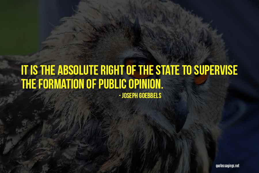 Supervise Quotes By Joseph Goebbels Supervise Quotes By Joseph Goebbels