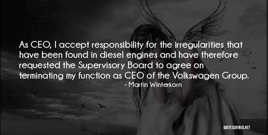 Supervisory Quotes By Martin Winterkorn Supervisory Quotes By Martin Winterkorn