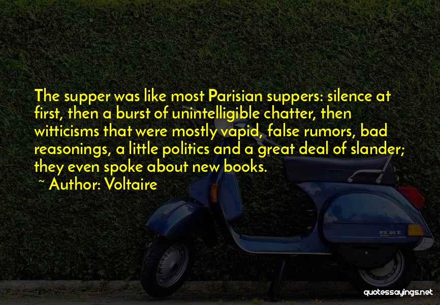 Supper Quotes By Voltaire