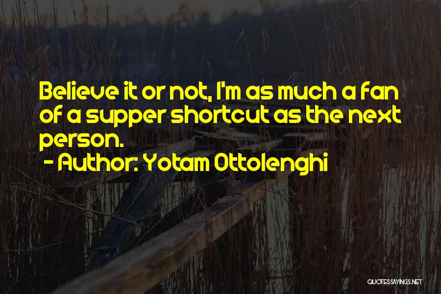 Supper Quotes By Yotam Ottolenghi