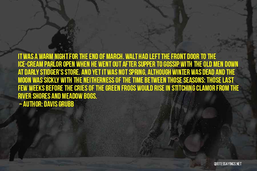 Supper Time Quotes By Davis Grubb