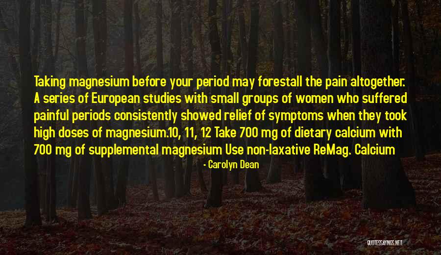Supplemental Quotes By Carolyn Dean Supplemental Quotes By Carolyn Dean