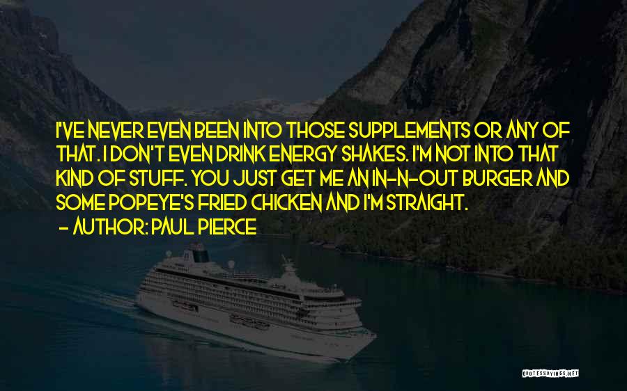 Supplements Quotes By Paul Pierce