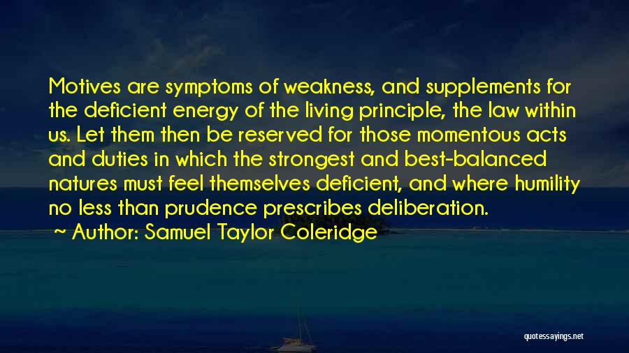 Supplements Quotes By Samuel Taylor Coleridge