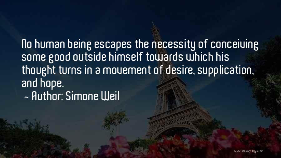 Supplication Quotes By Simone Weil