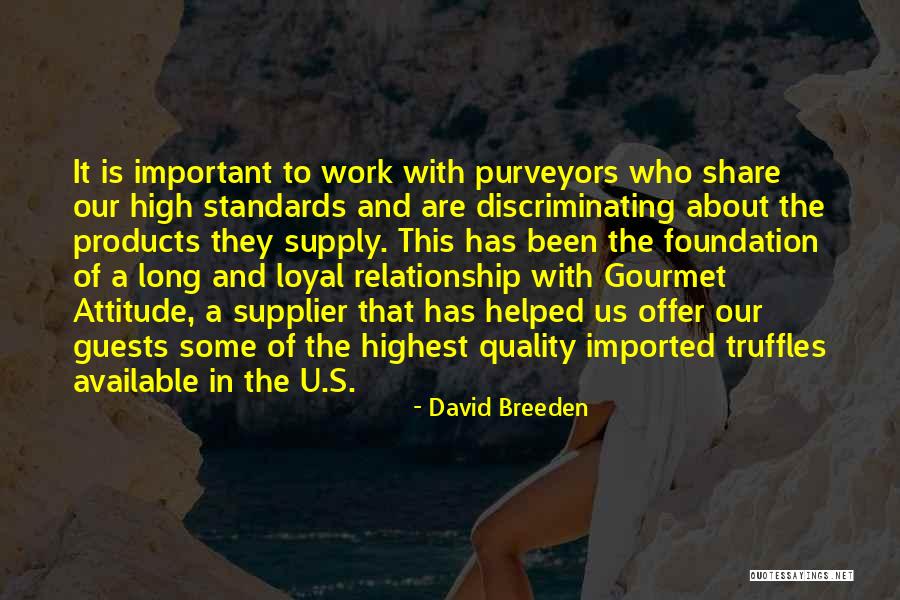 Supplier Quality Quotes By David Breeden