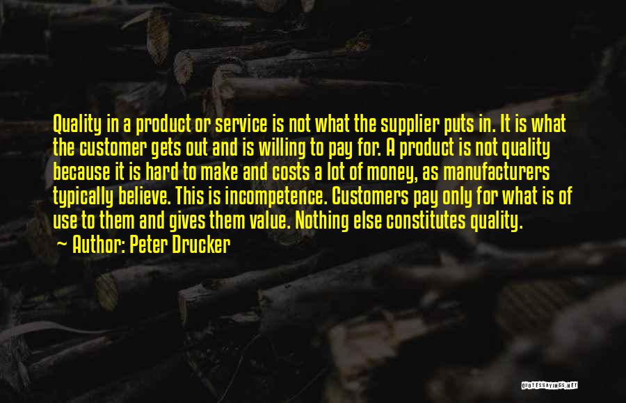 Supplier Quality Quotes By Peter Drucker