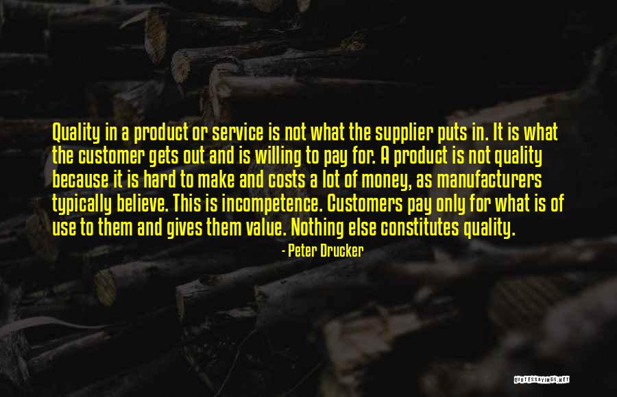 Supplier Quality Quotes By Peter Drucker