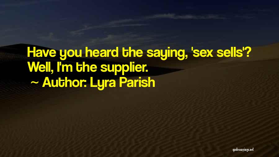 Supplier Quotes By Lyra Parish