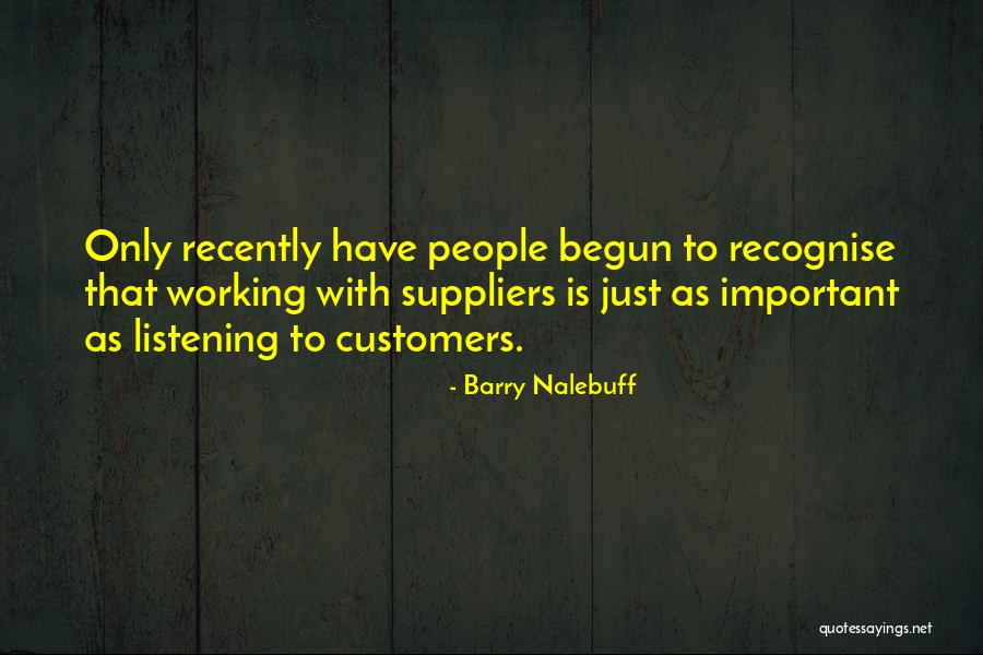 Suppliers Quotes By Barry Nalebuff