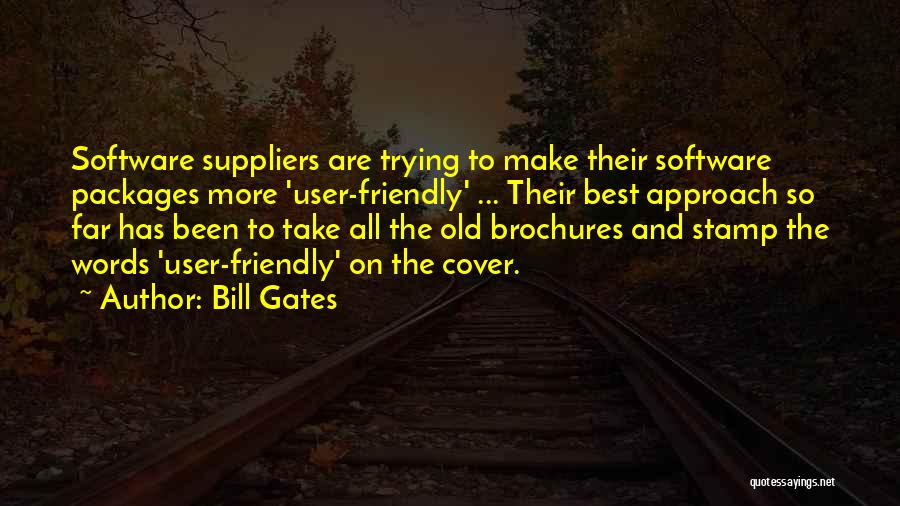 Suppliers Quotes By Bill Gates