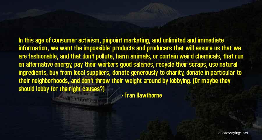 Suppliers Quotes By Fran Hawthorne