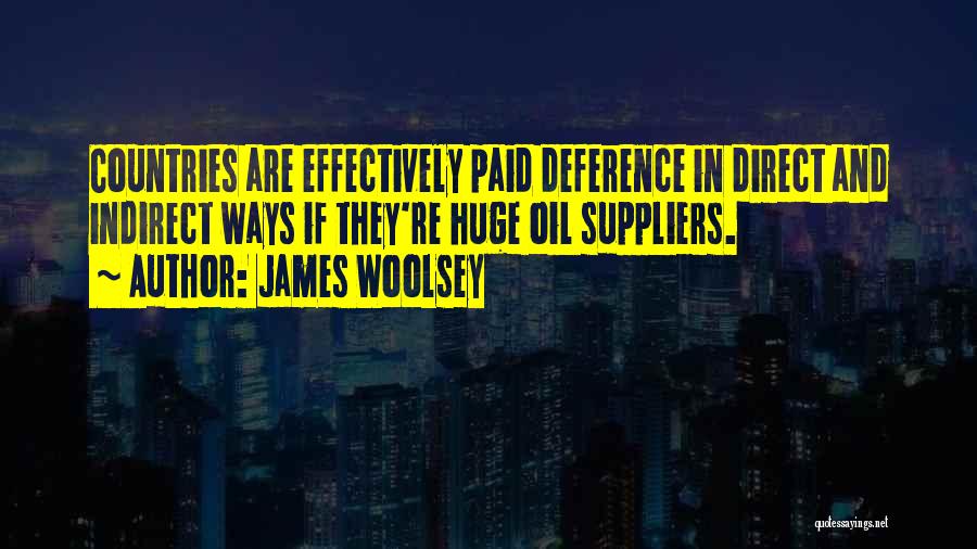 Suppliers Quotes By James Woolsey